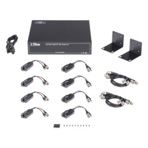EPCOM TITANIUM KITTT8PVTURBOX – Transceptor Activo / 8 Canales / Video + PoC / UTP Cat 5e/6 / 150 m (492.1 ft) en 4K / 200 m (656.2 ft) en 5 MP / 36 Vcc a 12 Vcc / Rack 19"