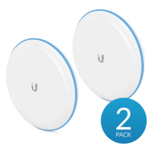 UBIQUITI UBB – Kit Puente Edificio a Edificio / 1.7+ Gbps / 60 GHz + 5 GHz redundante / 500 m (1640 ft) / 17.2 dBi