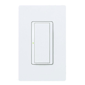 LUTRON ELECTRONICS MRF2-6ANS-WH – Interruptor Maestro Wireless on/off / 6 A iluminación / 3 A motor 1/10 HP / 120 V / RF Clear Connect / requiere neutro / controles Pico y Radio Powr Savr