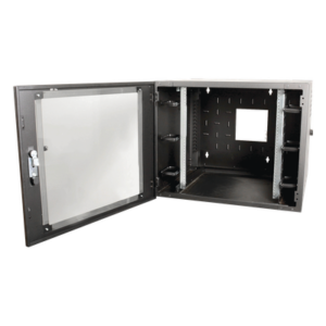 SIEMON WC2-P101-12 – Gabinete de Pared 19in / 12 UR / Abatible / 610 mm (2 ft) de Profundidad / Carga 91 kg (200.6 lb) / Gestión de Cables Integrada