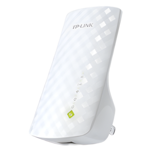 TP-LINK RE200 – Repetidor WiFi / Doble banda AC / 750 Mbps / 2.4 y 5 GHz / Puerto Ethernet 10/100 Mbps