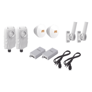 MIMOSA NETWORKS B5X-PTP-KIT2 – Kit Punto a Punto / 1.5 Gbps / 4.9-6.4 GHz / 16 dBi / 4 km (13,123 pies) / Slant 45°