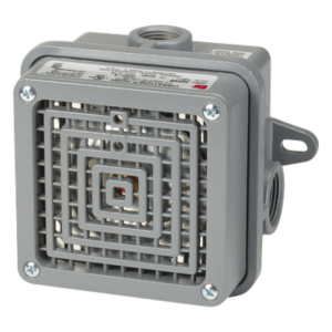 FEDERAL SIGNAL INDUSTRIAL 350WB-120 – Bocina Electromecánica para Exteriores / 110 dBA a 1 m (3.3 ft) / Alimentación 120/240 VCA / IP65/IP69K / Montaje en Pared