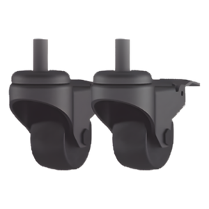EPCOM INDUSTRIAL SDJH131 – Ruedas de 4 pulgadas / Rosca M12 / Freno de cable / Diámetro 100 mm (3.94') / Ancho 28 mm (1.1')