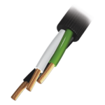 INDIANA RQ38/100M – Cable de Uso Rudo / 3 Conductores / Calibre 12 AWG / 600 V / Rollo 100 m (328 ft)