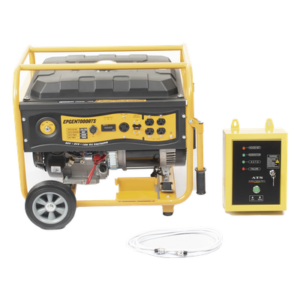 EPCOM POWERLINE EPGEN7000ATS – Generador de Emergencia / 6.5 kW Nominal / 7 kW Máxima / Arranque Automático / 220V Bifásico / 60 Hz / Tanque 25 L / 12 h Autonomía