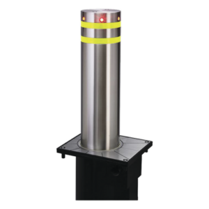 ACCESSPRO XB-275 – Bolardo Neumático / Acero Inoxidable 304 / Diámetro 275 mm / Elevación 750 mm / 3 a 5 s / 300,000 J / 100 Ciclos/Hora