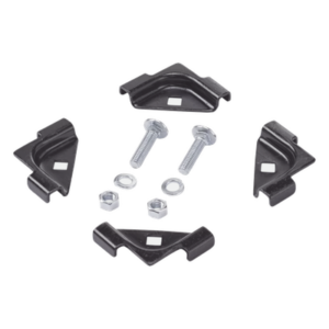 HOFFMAN LJSKB – Accesorio de Empalme para Escalerilla / Conexión 90° en Plano / Acero Calibre 12 / Acabado Polvo Negro RAL 9005 / 1.72x2.44x2.44 pulgadas