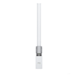 UBIQUITI AMO-5G13 – Antena Omnidireccional / 360° Azimuth / 13 dBi / 5 GHz / Dual Polaridad MIMO 2x2 / Resistente a Viento 200 km/h (125 mph)