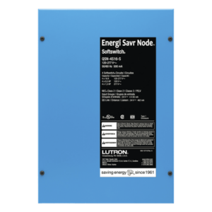 LUTRON ELECTRONICS QSN4S16S – Controlador de Iluminación / 4 Zonas de Conmutación / 16 A por Canal / 120-277 V / Softswitch / Montaje en Superficie / IP20
