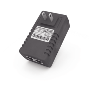 EPCOM POWERLINE ADPOE4805 – Inyector PoE de Pared / 48 Vcc / 0.5 A / 24 W / Doble Puerto RJ45 / Protección Integrada OV-OC-SC-UV / -25°C a 65°C