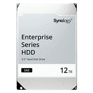 SYNOLOGY HAS531012T – Disco Duro SAS Enterprise / 3.5 Pulgadas / 12 TB / SAS 12 Gb/s / 7200 RPM / Caché 256 MB / MTBF 2.5M Horas / Carga 550 TB/año