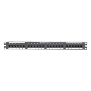 PANDUIT DP246X88TGY – Panel de Parcheo de Impacto / Categoría 6A / 24 Puertos / 1UR / 1-500 MHz / 10GBASE-T