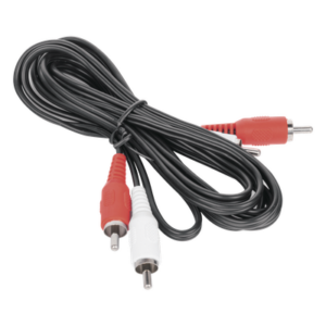 EPCOM TITANIUM TT2RCA2M – Cable RCA Macho a Macho de 2 Metros de Longitud / Aplicaciones de Audio y Video Optimizado para HD