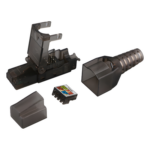 LINKEDPRO BY EPCOM LP-KJ-6A-17U – Plug RJ45 / Cat 6A UTP / Sin Herramienta / 50µ Oro / -40°C a 70°C / 22-26 AWG
