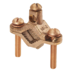 PANDUIT GPC2-1D-C – Abrazadera de Tierra Física / Bronce Anticorrosión / Conductor 2 AWG / Entierro Directo / Tubo 12.7 mm a 25.4 mm (0.5 a 1 in)