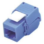 LINKEDPRO BY EPCOM LP-KJ-516-TTBU – Módulo Jack Keystone / Cat5e / Toolless / Terminación 180° / RJ45 / Sin blindaje / Azul
