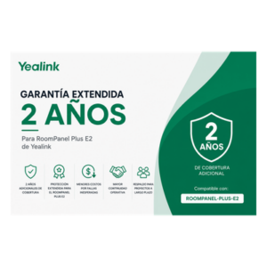 YEALINK ROOMPANELPLUSE2-AMS-2YEAR – Garantia Extendida de 2 Años para RoomPanel Plus E2 de Yealink