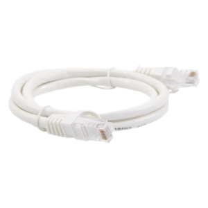 LINKEDPRO BY EPCOM LP-UT6-100-WH – Cable de Parcheo UTP Cat6 / 1 Metro (3.28 Pies) / Blanco / 1 Gbps+ / RJ45