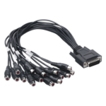 HIKVISION 101501653 – Adaptador de Audio / 15 Entradas / 16 Canales / Compatible Turbo X y D / Diseño Compacto