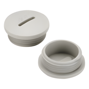 RAWELT TA-2632 – Tapón Roscado para Caja Cuadrada / 1" NPT / Aluminio Inyectado / Acabado Epoxy-Poliéster / UL 514A / CSA C22.2 No. 18-92 / IP para Intemperie