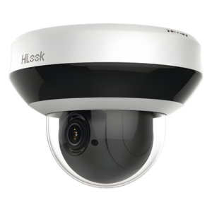HiLook by HIKVISION PTZ-N2404I-DE3(F) – Mini Domo PTZ IP / 4 Megapixel / Zoom Óptico 4X / IR EXIR 20 m (65.6 ft) / WDR 120 dB / PoE / IP66 / IK10
