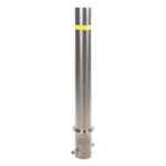 ACCESSPRO XB-900-F – Bolardo Fijo / Acero Inoxidable 304 / 900 mm (35.4 in) / Diámetro 114 mm / Espesor 2 mm / Acabado Pulido