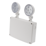 SFIRE SFWMC – Luz de Emergencia LED / 600 lm / 3W / Montaje Universal / 120-277 VAC / Batería 6V 4.5Ah