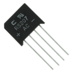 SYSCOM PARTS RS-204AC – Puente Rectificador / 2 A / 50 A Sobrepico / 175°C / Epoxy