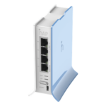 MIKROTIK RB941-2ND-TC – Access Point / CPU 650 MHz / Wi-Fi 2.4 GHz 802.11b/g/n / 4 Puertos Fast Ethernet / Base Torre / RouterOS L4