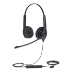JABRA BIZ-1500-DUO-USB – Auricular USB Profesional / Cancelación de Ruido / DSP Audio HD / Brazo Articulado 270° / PeakStop Protección Auditiva / Plug-and-Play