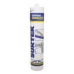 SURTEK SYS-113-505 – Sellado Acrílico / Color Blanco / Contenido 280 ml / Secado 5 min Película / Lijable y Pintable / Resistencia -40°C a 100°C