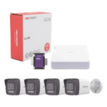 HIKVISION KIT4MP/4B/1TB – Kit de Videovigilancia IP / 4 Megapixel / NVR 4 Canales PoE+ / 4 Cámaras Bala Dual Light / IR 30 m (98.4 ft) / Luz Blanca 30 m (98.4 ft) / Audio Integrado / SSD 1 TB / Cable 100 m (328.1 ft)