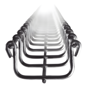 CHAROFIL MG-50-420EZ – Charola Tipo Malla / 33 mm Peralte / 50 mm Ancho / Electro Zinc / 3 m / 9.84 ft / 26 Cables Cat6