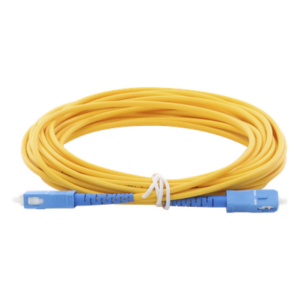 LINKEDPRO BY EPCOM LPSM3SCUSCUS6 – Jumper de Fibra Óptica / Monomodo OS2 G.652D / SC/UPC-SC/UPC / Simplex / 6 m (19.69 pies) / 3 mm
