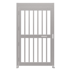 ALVARADO MSG-48-SS – Puerta Peatonal de Alta Seguridad / Cuerpo Completo / Acero Inoxidable #304 Satinado / Cerradura Eléctrica Fail-Safe/Fail-Secure / 1.57 m x 2.13 m (5.15 ft x 6.99 ft)