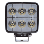ECCO EW2520 – Luz de Trabajo LED / 2800 Lúmenes / 12-24 VCD / IP67 e IP69K / 6 LED 24x1W / Compacta 5.1" x 4.2" x 1.9"