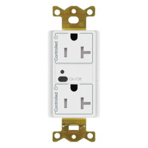 LUTRON ELECTRONICS CAR2S20STRWH – Receptáculo Inalámbrico / 20 A / Split / RF Clear Connect / 18 m (59.1 ft) / Control Pico y Sensores
