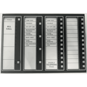 NOTIFIER DVC-KDB – Teclado con Pantalla para Sistema de Audio / 24 Botones Programables / Funciones de Llamada General / Modo Centro de Comando de Audio
