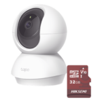 TP-LINK TAPOC200/HS32 – Cámara IP Wi-Fi / 2 Megapixel / Rotación 360° / IR 9 m (29.5 ft) / Micro SD 32 GB / App Móvil