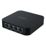 YEALINK RCH40-E2 – Switch PoE / 4 Puertos 802.3af/at / 90W Total / 1 Uplink Gigabit / QoS AV / SafeConnect