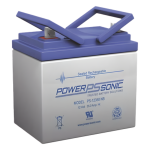 POWER SONIC PS-12350-NB3 – Batería de Respaldo AGM/VRLA / 12V / 35Ah / Terminales NB3 / Vida Útil 5 Años / Construcción UL
