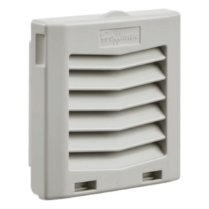 HOFFMAN HG0400404 – Rejilla de Escape con Filtro / IP54 / Click-Fit / Compatible Ventilador 4 in (102 mm) / Gris Claro RAL 7035