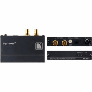 KRAMER FC-331 – Convertidor de Formatos SDI a HDMI | Hasta 3G HD-SDI Nivel A | Entrada SD/HD/3G HD-SDI con Lazo BNC | Salida HDMI | Audio Embebido | De-embebedor de Audio Seleccionable | Reclocking | LED Indicadores
