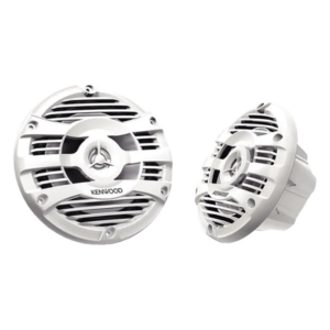 JVC  KENWOOD KFC-1653MRW – Altavoces Marinos / 6.5" / 2 Vías / 150 W Máxima / 4 Ω / 60 Hz - 20 kHz / IPX Resistente al Agua