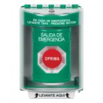 STI SS2181EX-ES – Botón de Salida de Emergencia / Acción Mantenida / Cubierta de Policarbonato / Bocina Integrada / Superficie con Espaciador