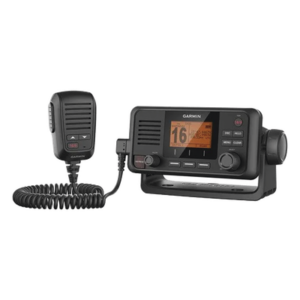 GARMIN 10-02096-00 – Radio Náutica VHF / 25 W / GPS Integrado / IPX7 / NMEA 2000 y NMEA 0183 / DSC Clase D / 8.5 x 17.0 x 14.6 cm (3.4' x 6.7' x 5.8')