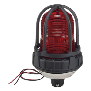 FEDERAL SIGNAL INDUSTRIAL 151XST-120-R – Luz estroboscópica para ubicaciones peligrosas / Montaje tipo tubo / 120 VCA / Rojo / 520.000 candelas / IP66-IP69K