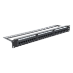LINKEDPRO BY EPCOM LP-PP-605A – Panel de Parcheo Punchdown / 24 Puertos / Cat6A / 19 Pulgadas (48.26 cm) / 1U / UTP / T568A-T568B