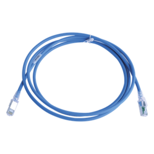 SIEMON ZM6A-S07-06B – Patch Cord Cat6A S/FTP / 7 Pies (2.13 m) / CM/LS0H / Blindaje 360° / UL2043 / Alta Densidad